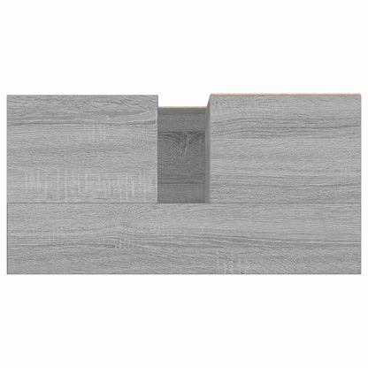 Badeværelsesskab 65x33x60 Cm Konstrueret Træ - Billede 8