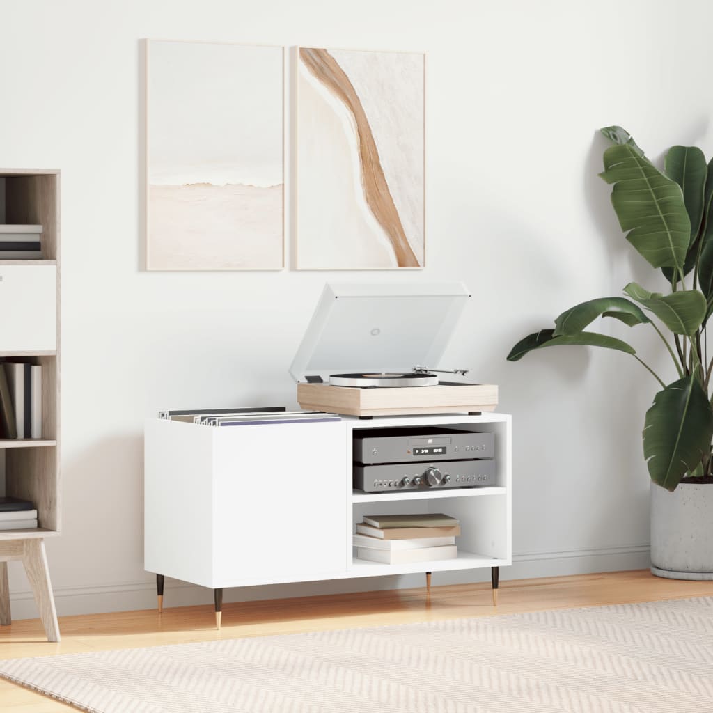 Vinylskab 85X38X48 Cm Konstrueret Træ
