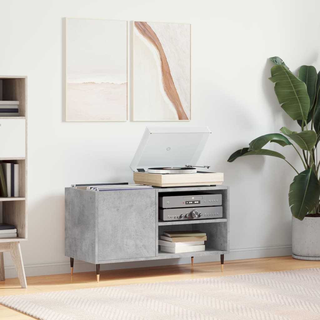 Vinylskab 85X38X48 Cm Konstrueret Træ