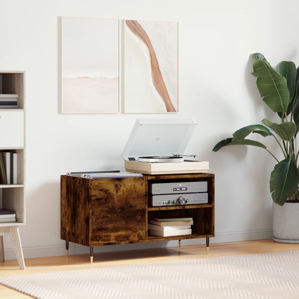 Vinylskab 85X38X48 Cm Konstrueret Træ