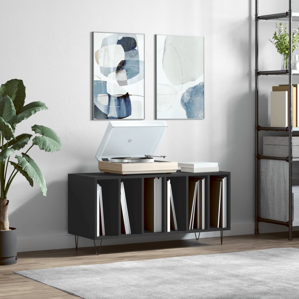 Vinylskab 100X38X48 Cm Konstrueret Træ