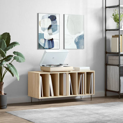 Vinylskab 100X38X48 Cm Konstrueret Træ