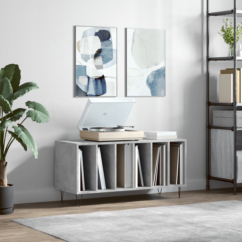 Vinylskab 100X38X48 Cm Konstrueret Træ