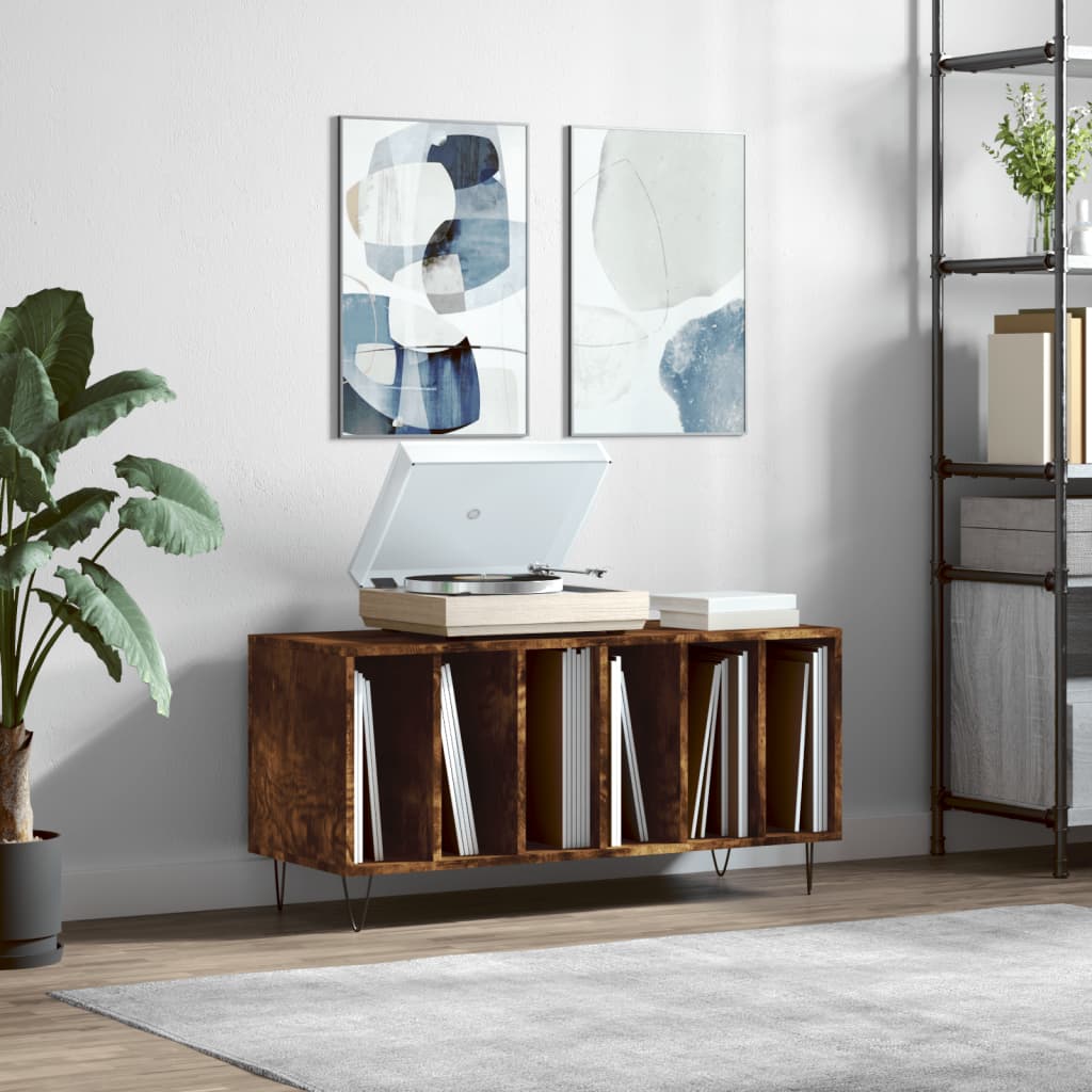 Vinylskab 100X38X48 Cm Konstrueret Træ