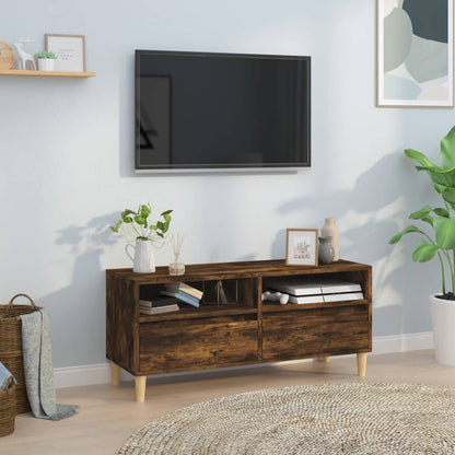 TV-bord Konstrueret Træ - Variant 831898