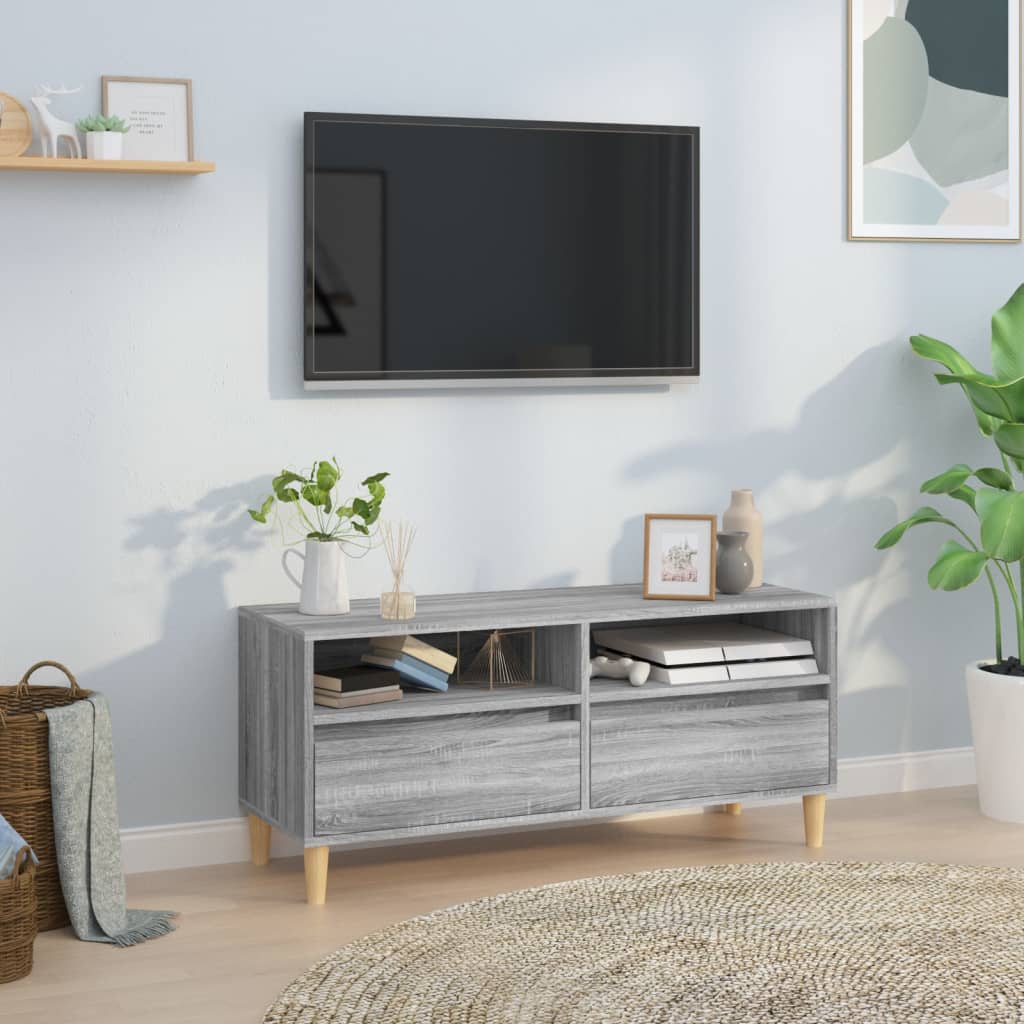 TV-bord Konstrueret Træ - Hovedbillede
