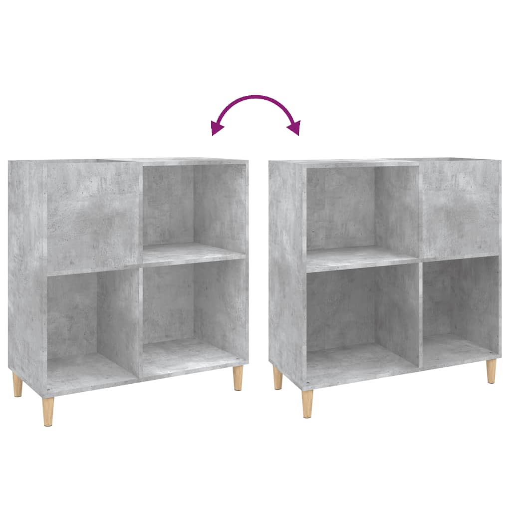 Vinylskab 84,5x38x89 Cm Konstrueret Træ - Billede 7