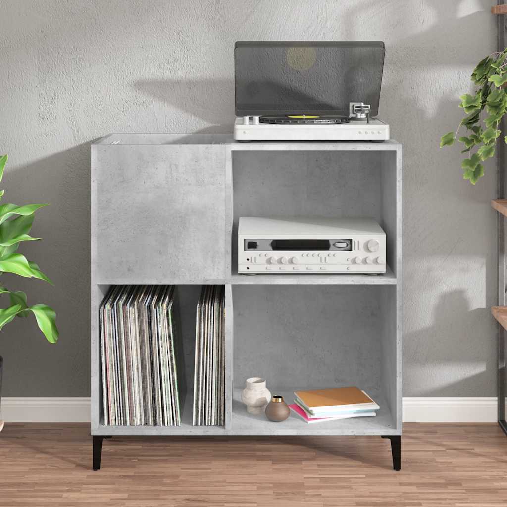 Vinylskab 84,5x38x89 Cm Konstrueret Træ - Billede 3