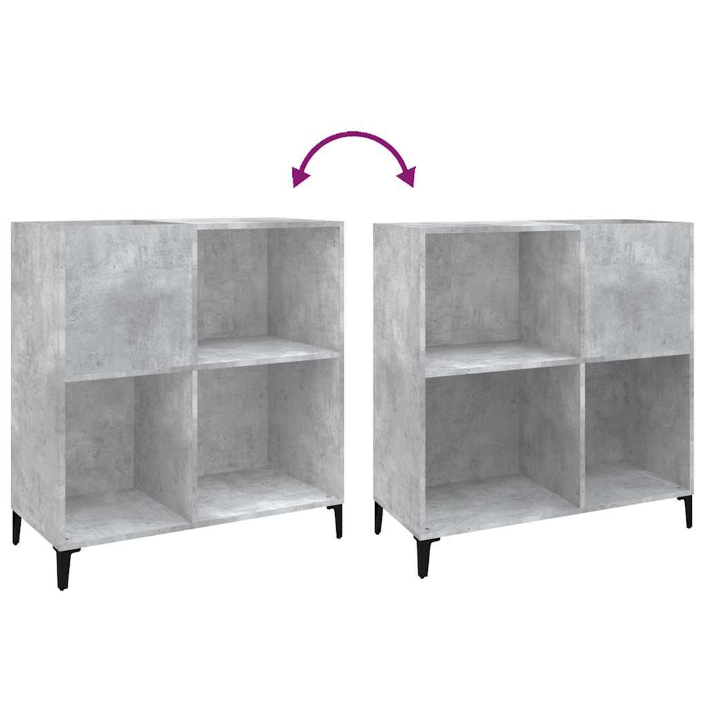Vinylskab 84,5x38x89 Cm Konstrueret Træ - Billede 7