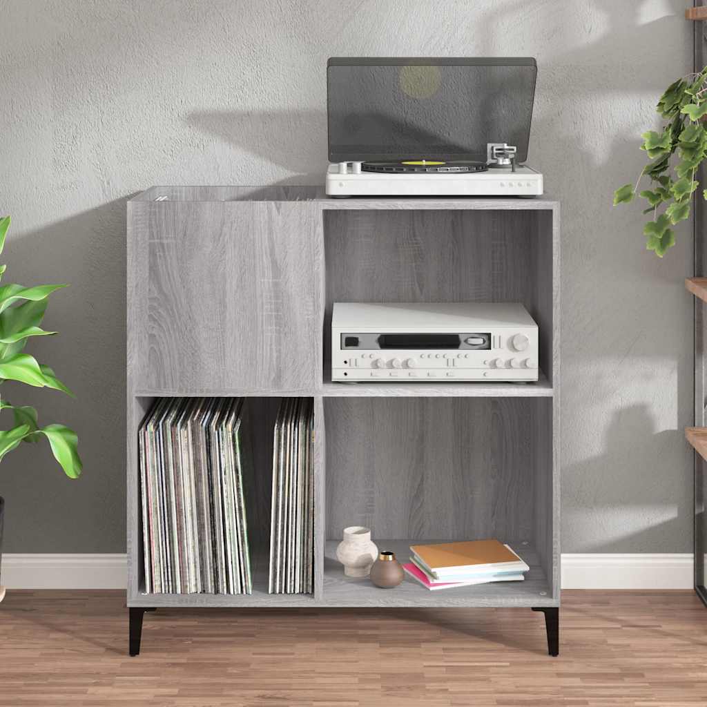 Vinylskab 84,5x38x39 Cm Konstrueret Træ - Billede 3