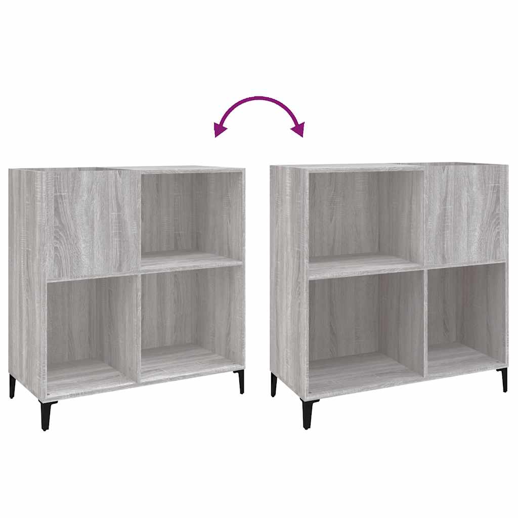 Vinylskab 84,5x38x39 Cm Konstrueret Træ - Billede 7
