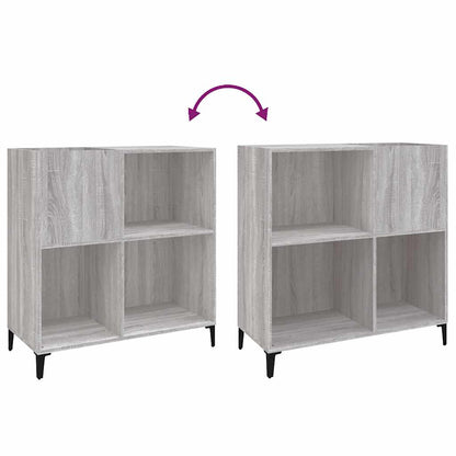 Vinylskab 84,5x38x39 Cm Konstrueret Træ - Billede 7