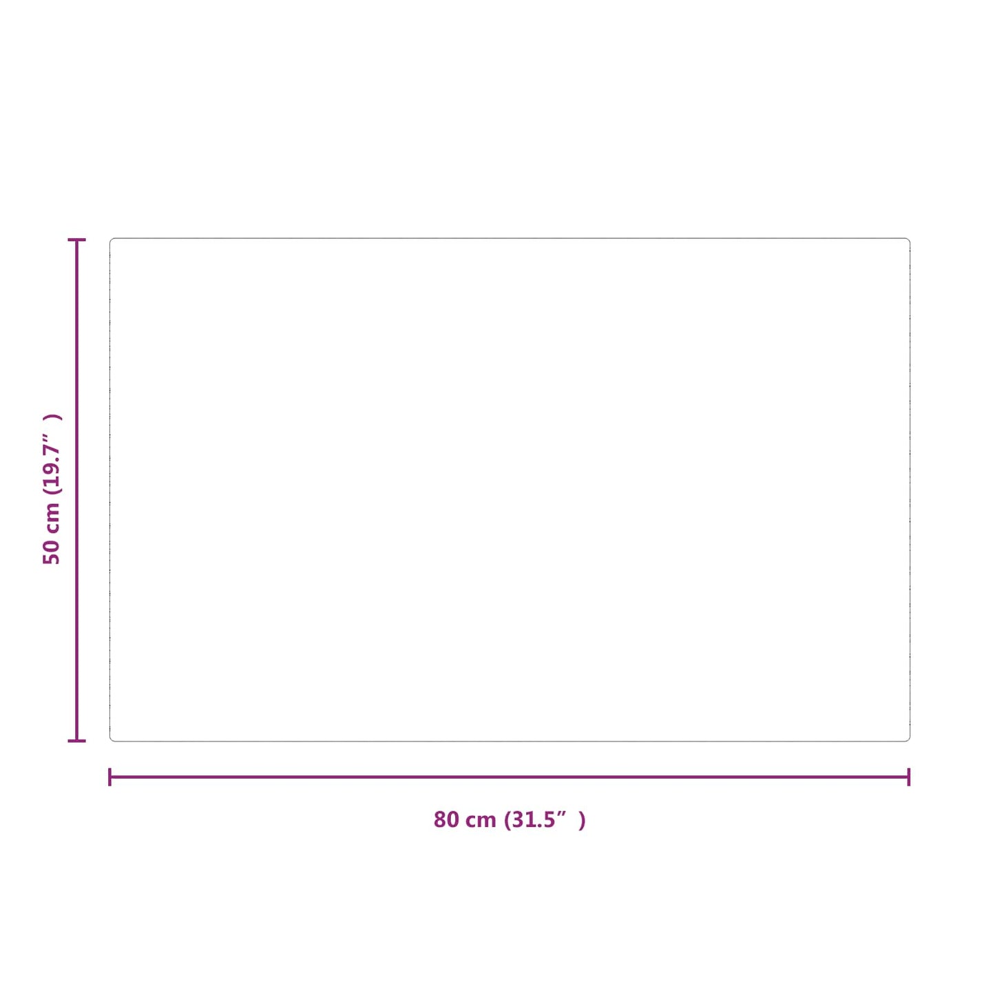 Pejs Glasplade Glas - Billede 7
