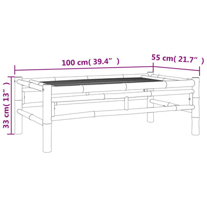 Havebord 100x55x33 Cm Bambus