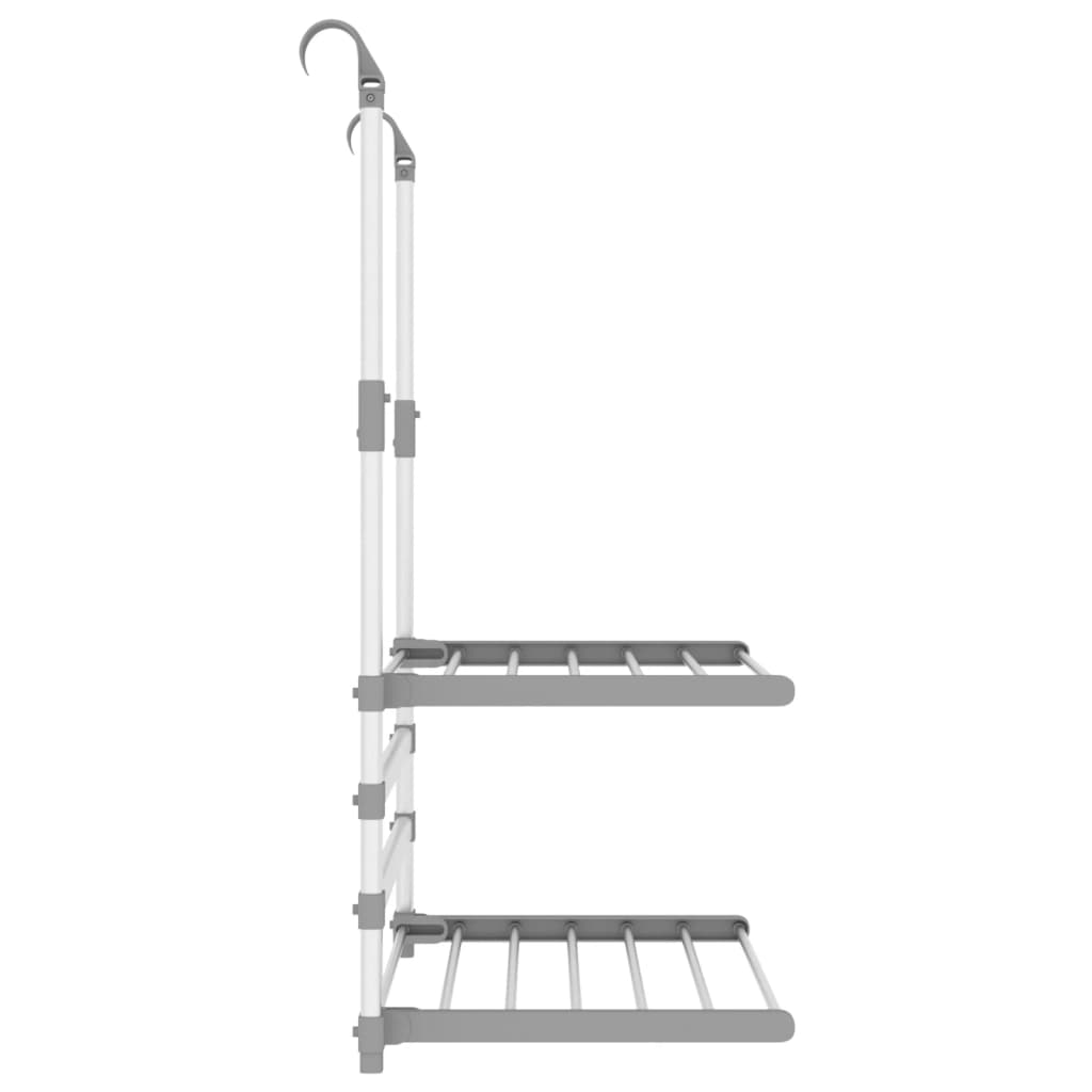 Tørrestativ Til Altan Aluminium - Billede 4