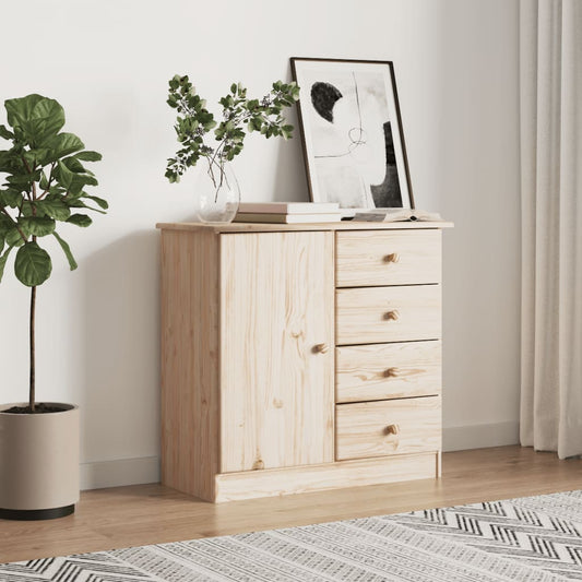 Skænk Alta 77X35X73 Cm Massivt Fyrretræ