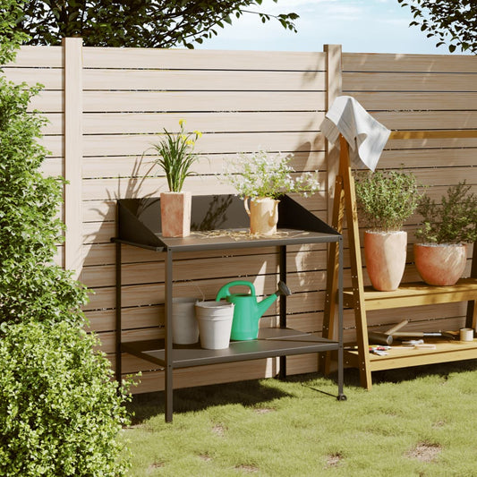 Plantestativ 100X54,5X100 Cm Galvaniseret Stål Antracitgrå