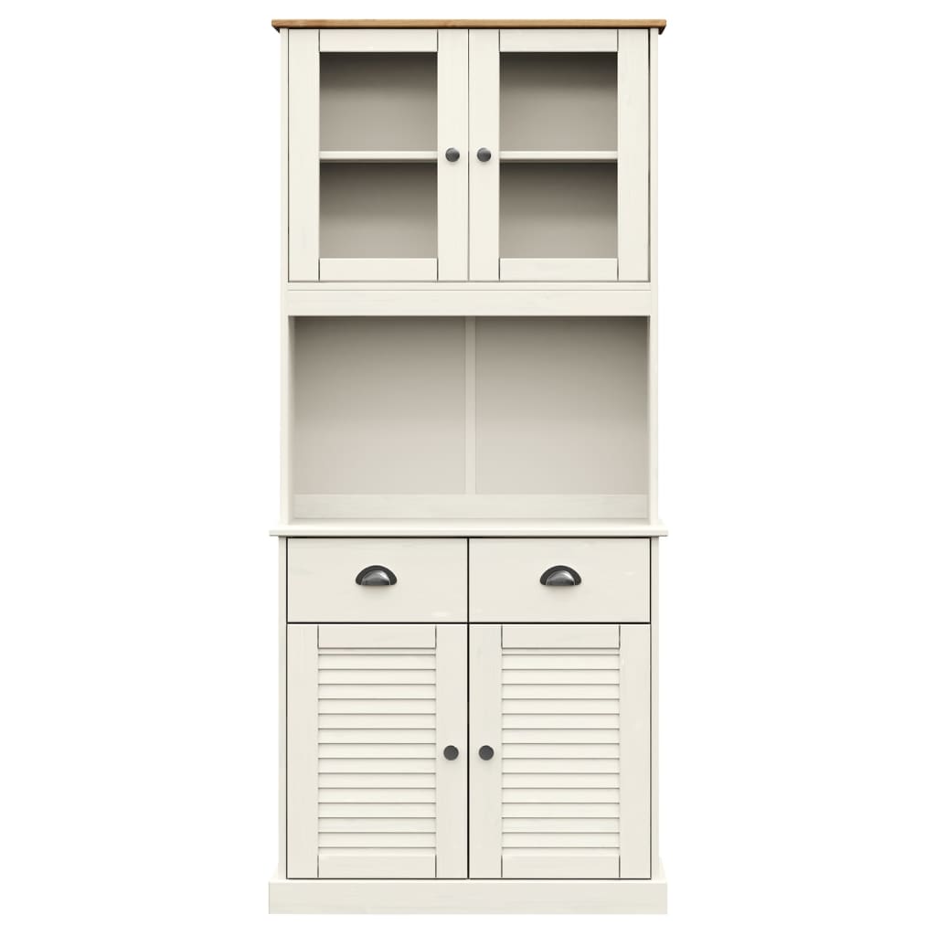Skænk Vigo 78X40X175 Cm Massivt Fyrretræ