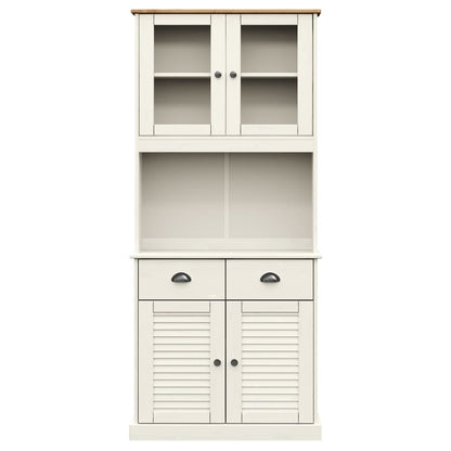 Skænk Vigo 78X40X175 Cm Massivt Fyrretræ