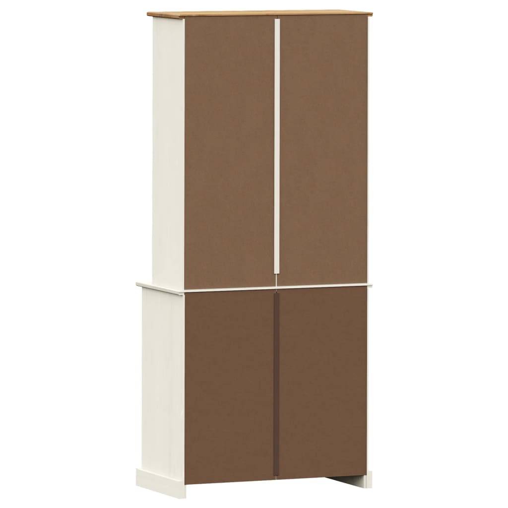 Skænk Vigo 78X40X175 Cm Massivt Fyrretræ