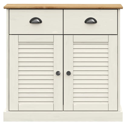 Skænk Vigo 78X40X175 Cm Massivt Fyrretræ