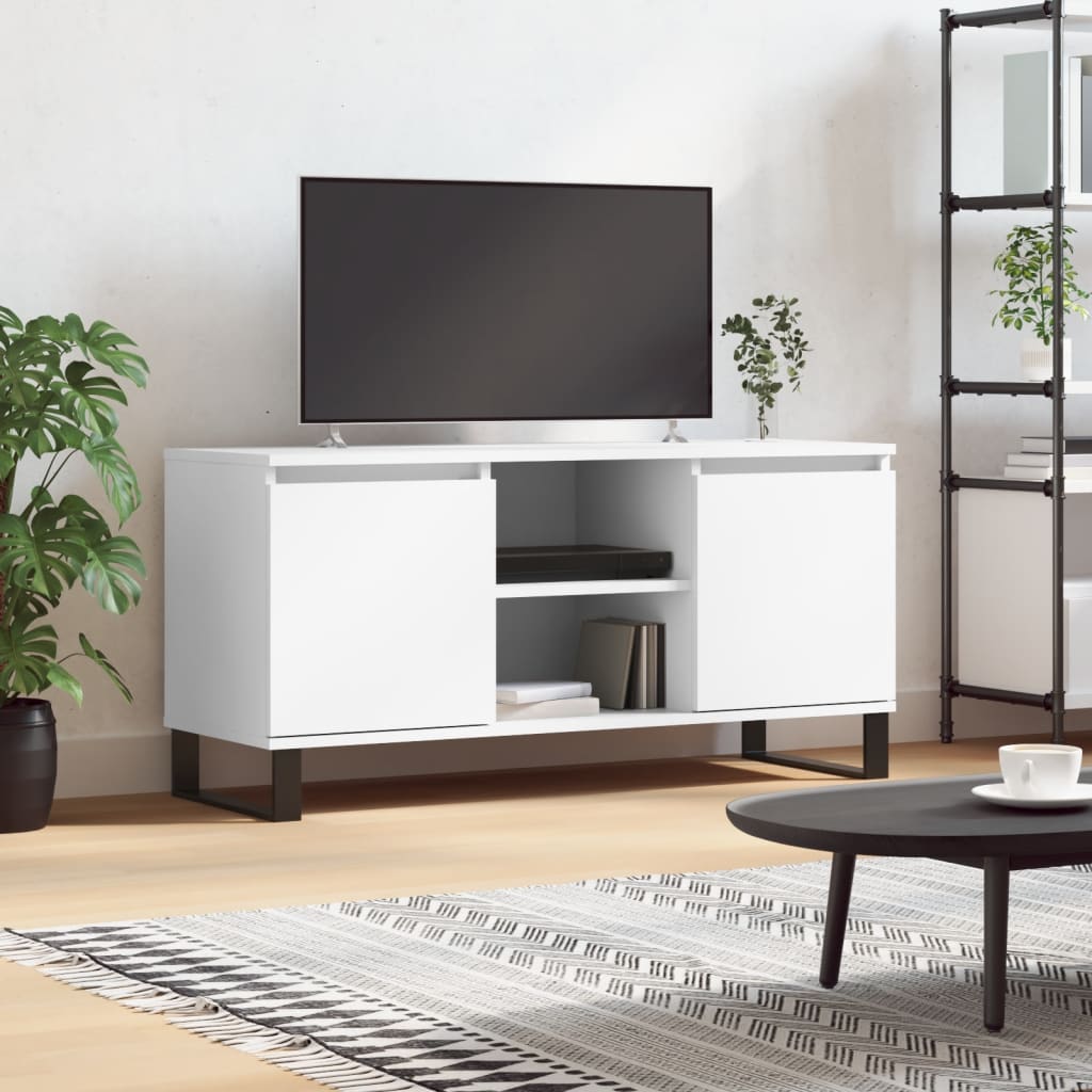 Tv-bord 104x35x50 Cm Konstrueret Træ - Hovedbillede