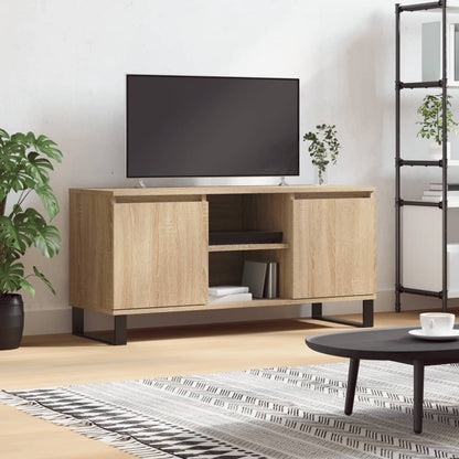 Tv-bord 104x35x50 Cm Konstrueret Træ
