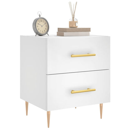 Sengebord 40x35x47,5 Cm Konstrueret Træ - Billede 3