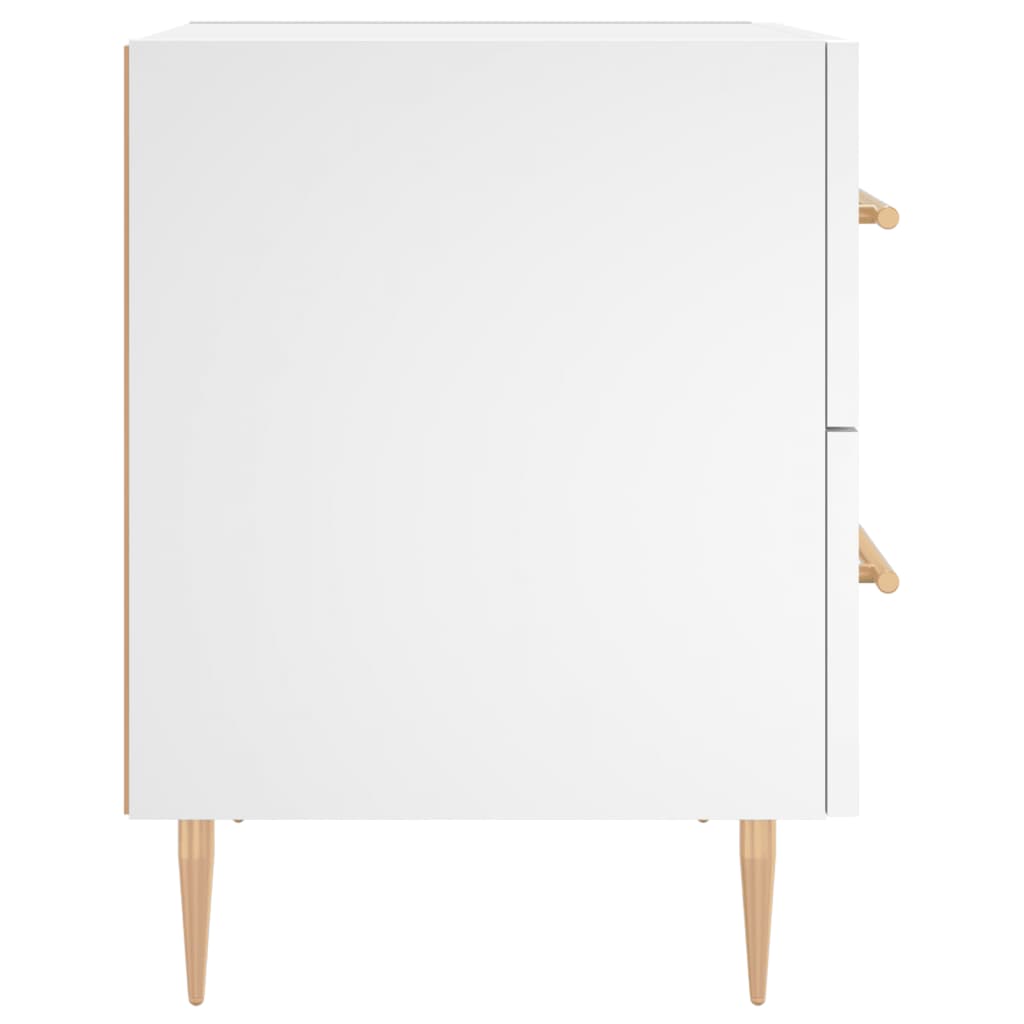 Sengebord 40x35x47,5 Cm Konstrueret Træ - Billede 7