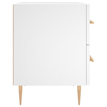 Sengebord 40x35x47,5 Cm Konstrueret Træ - Billede 7