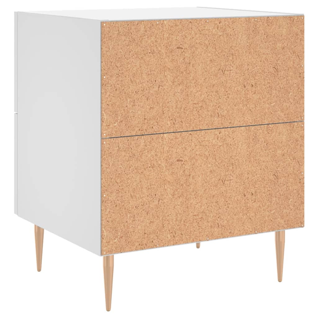 Sengebord 40x35x47,5 Cm Konstrueret Træ - Billede 8
