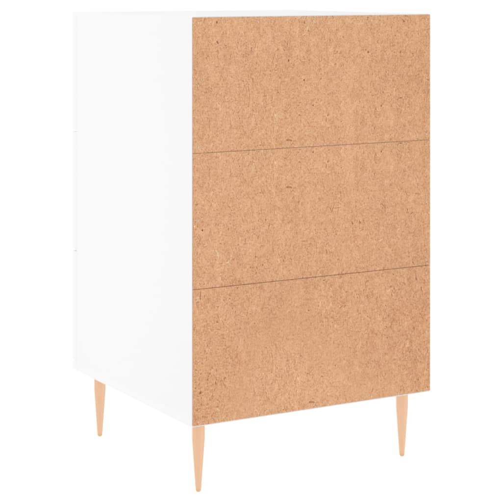 Sengebord 40x40x66 Cm Konstrueret Træ - Billede 8