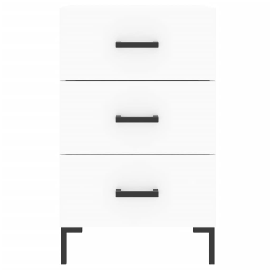 Sengebord 40x40x66 Cm Konstrueret Træ - Billede 5