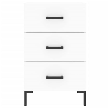 Sengebord 40x40x66 Cm Konstrueret Træ - Billede 5