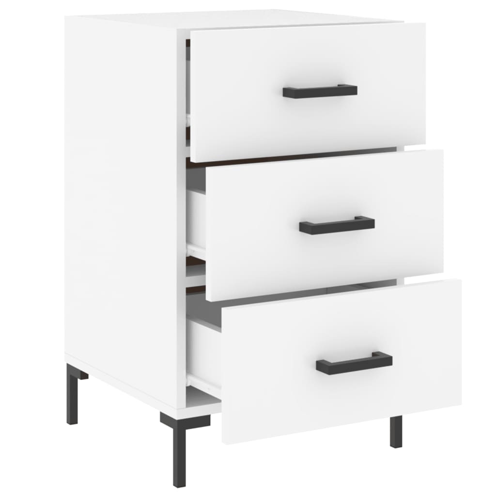 Sengebord 40x40x66 Cm Konstrueret Træ - Billede 7