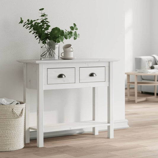 Konsolbord Bodo 91X35X74 Cm Massivt Fyrretræ