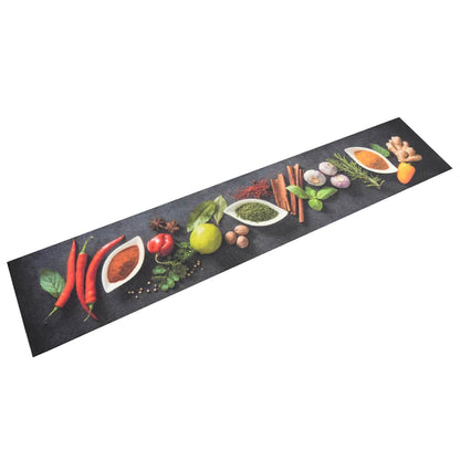 Køkkentæppe Krydderidesign Vaskbart Velour - Variant 136542