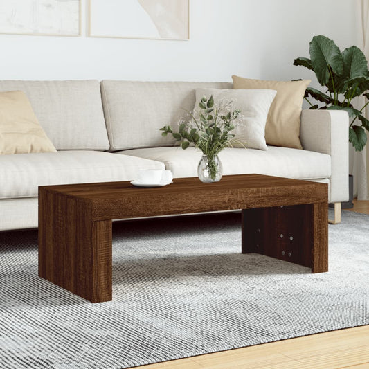Sofabord 102X50X36 Cm Konstrueret Træ Etræsfarve