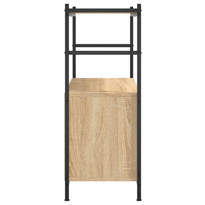 Bogreol 80x30x78,5 Cm Konstrueret Træ Og Jern - Billede 5