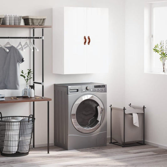 Væghængt Skab 69,5X34X90 Cm Konstrueret Træ