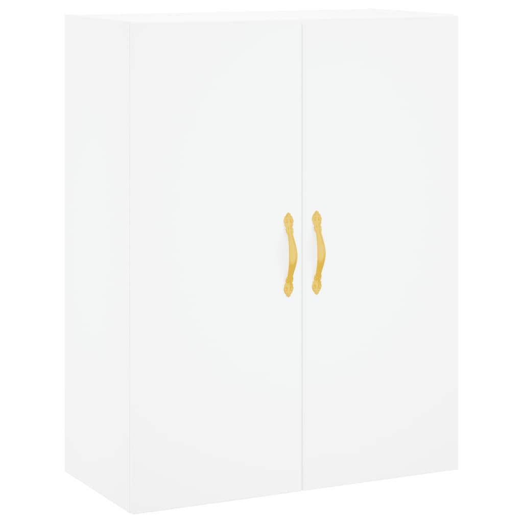 Væghængt Skab 69,5x34x90 Cm Konstrueret Træ - Billede 2