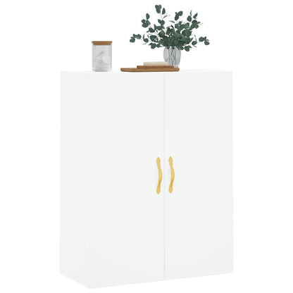 Væghængt Skab 69,5x34x90 Cm Konstrueret Træ - Billede 4