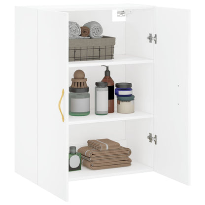 Væghængt Skab 69,5x34x90 Cm Konstrueret Træ - Billede 5
