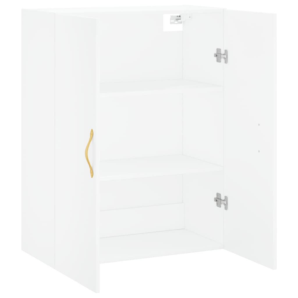 Væghængt Skab 69,5x34x90 Cm Konstrueret Træ - Billede 6