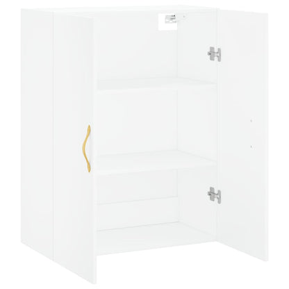 Væghængt Skab 69,5x34x90 Cm Konstrueret Træ - Billede 6