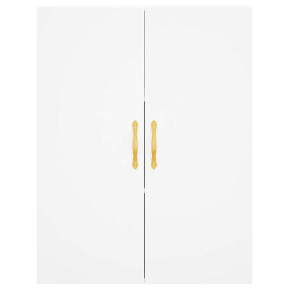 Væghængt Skab 69,5x34x90 Cm Konstrueret Træ - Billede 7