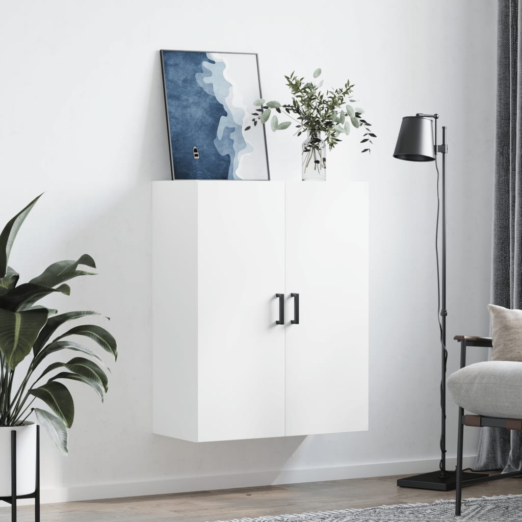 Væghængt Skab 69,5x34x90 Cm Konstrueret Træ - Billede 3