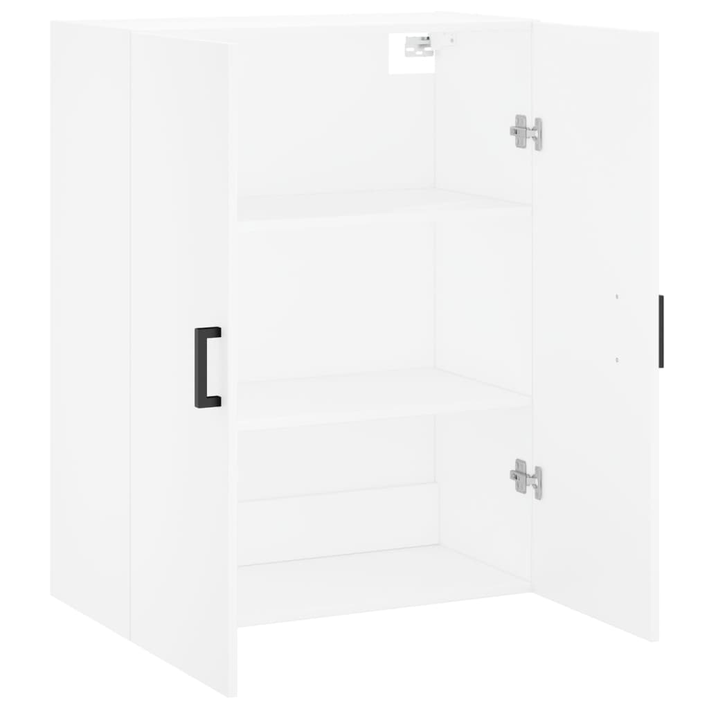 Væghængt Skab 69,5x34x90 Cm Konstrueret Træ - Billede 6