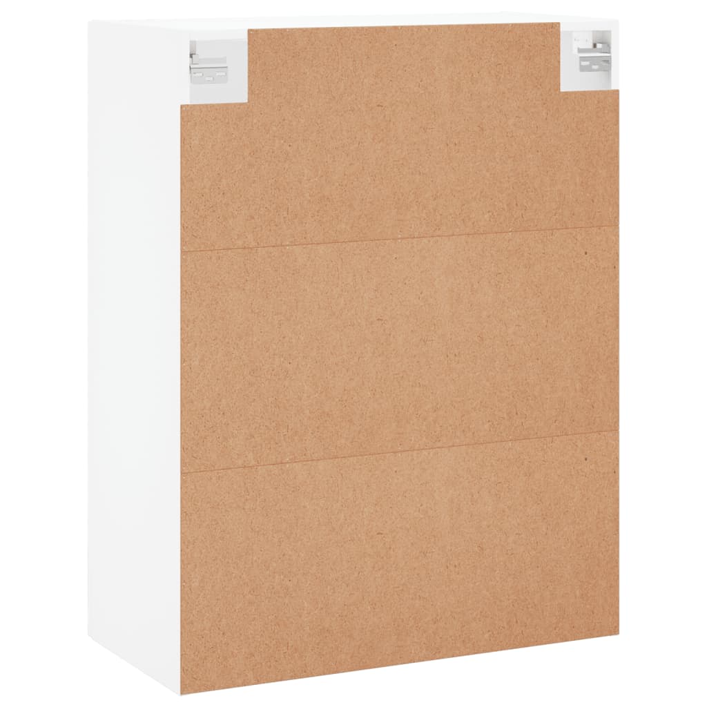 Væghængt Skab 69,5x34x90 Cm Konstrueret Træ - Billede 9
