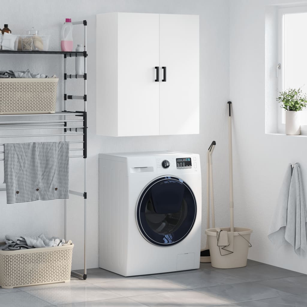 Væghængt Skab 69,5x34x90 Cm Konstrueret Træ - Hovedbillede